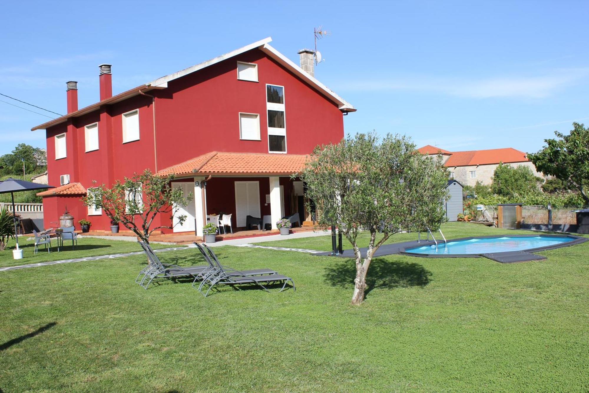 Apartamento En Bloque Vivienda Con Piscina Y Barbacoa A 15 Min De La Playa Meis Zewnętrze zdjęcie