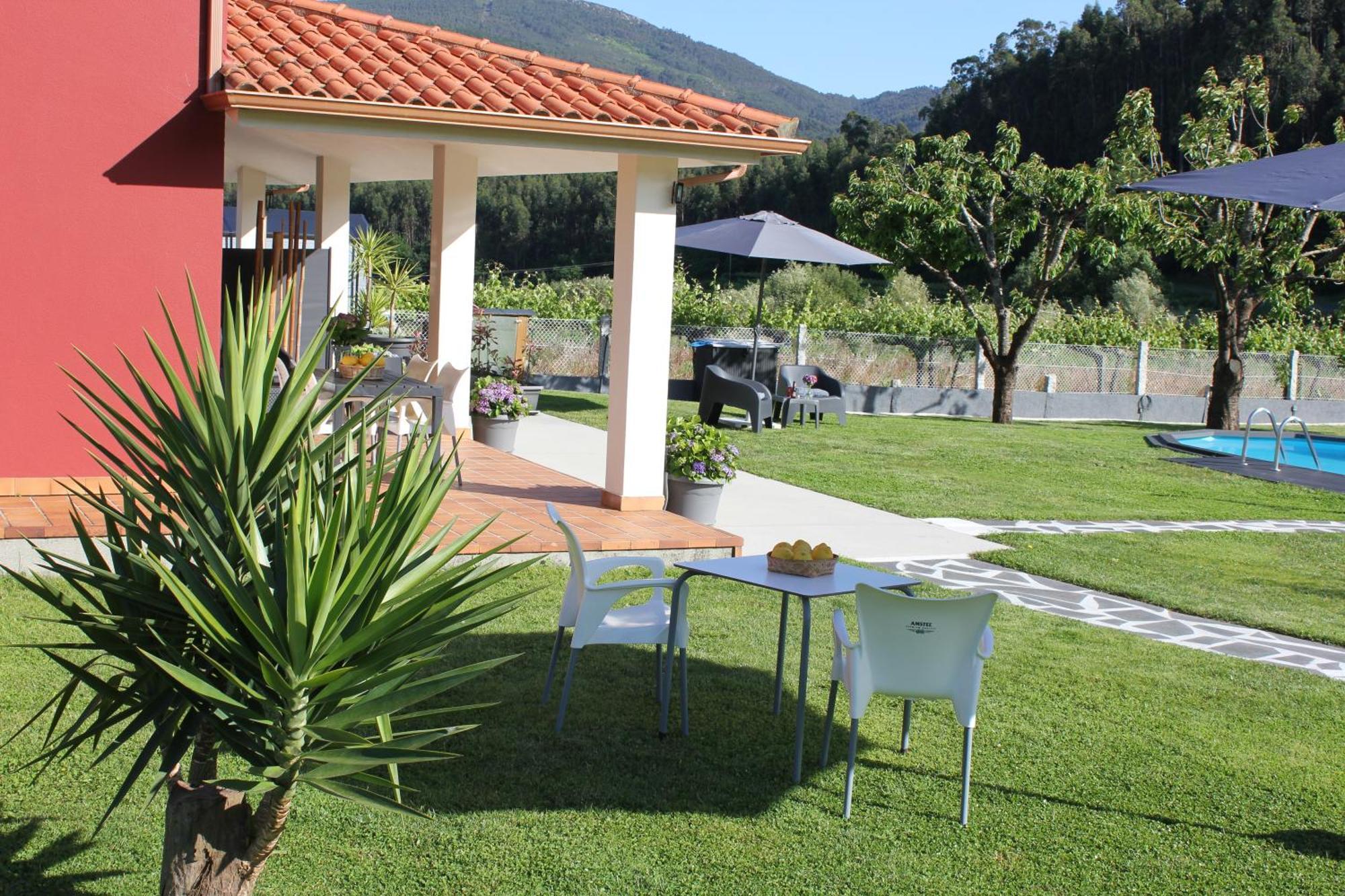 Apartamento En Bloque Vivienda Con Piscina Y Barbacoa A 15 Min De La Playa Meis Zewnętrze zdjęcie