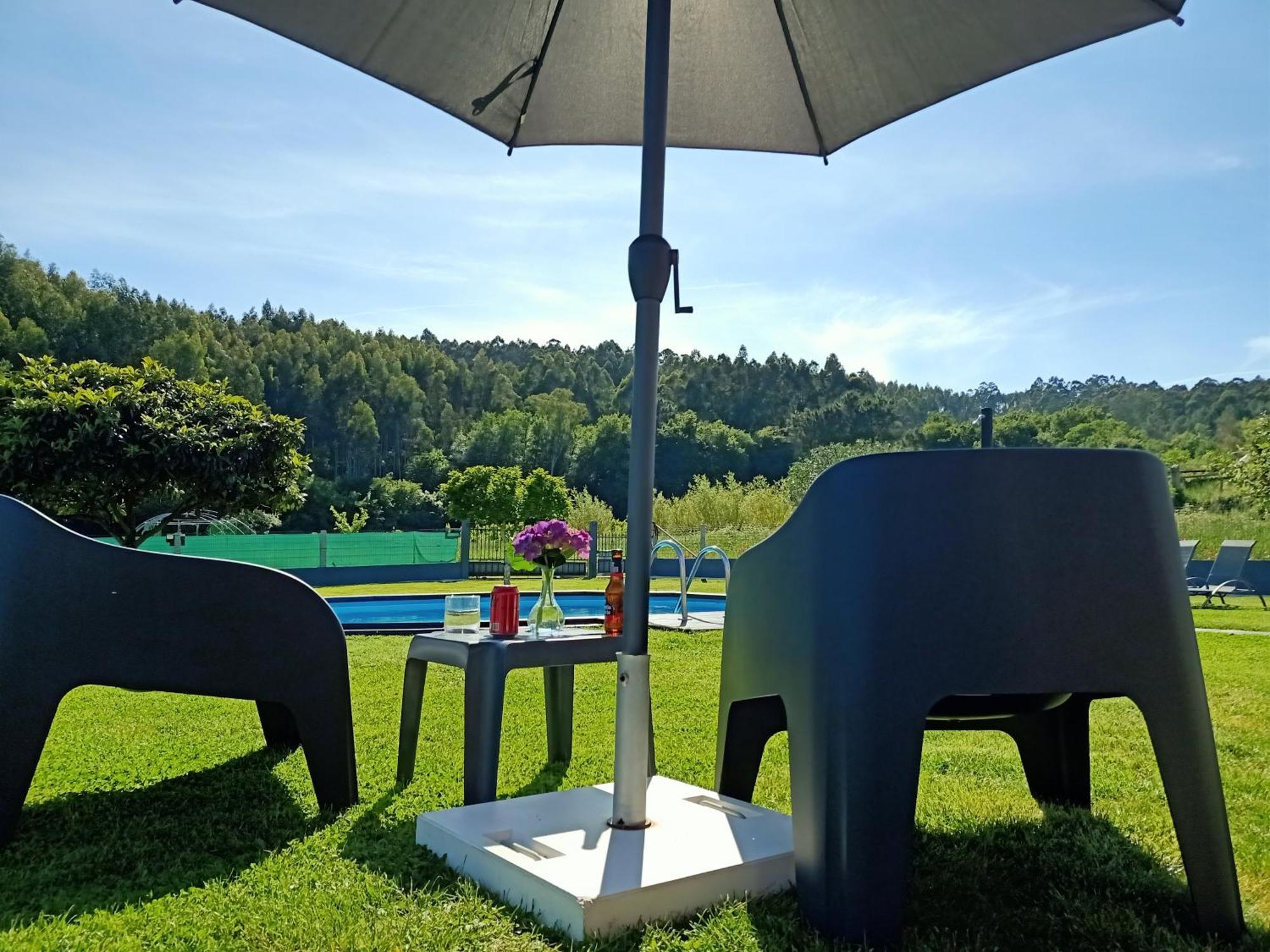 Apartamento En Bloque Vivienda Con Piscina Y Barbacoa A 15 Min De La Playa Meis Zewnętrze zdjęcie